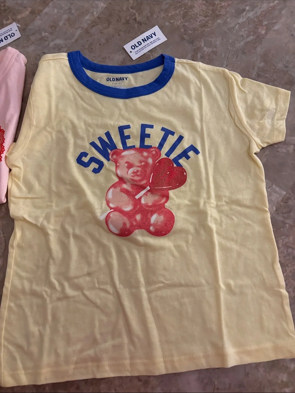 2 Old Navy Kids Tee w/ graphics size small (6-7)
